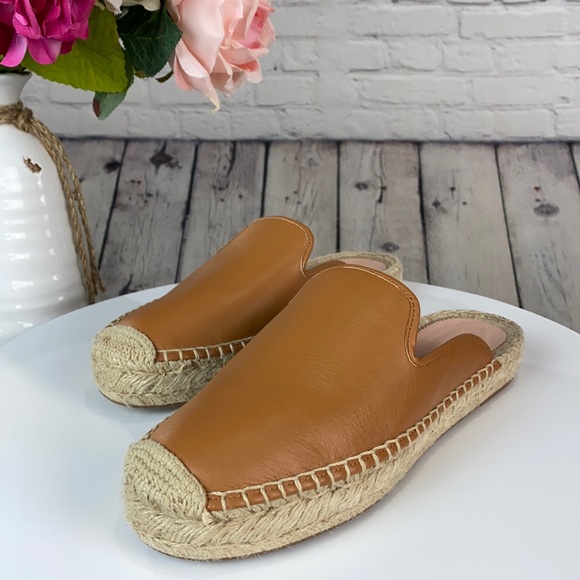 J. Crew Shoes - NWOT: J. CREW Tan/Cream Leather Espadrilles